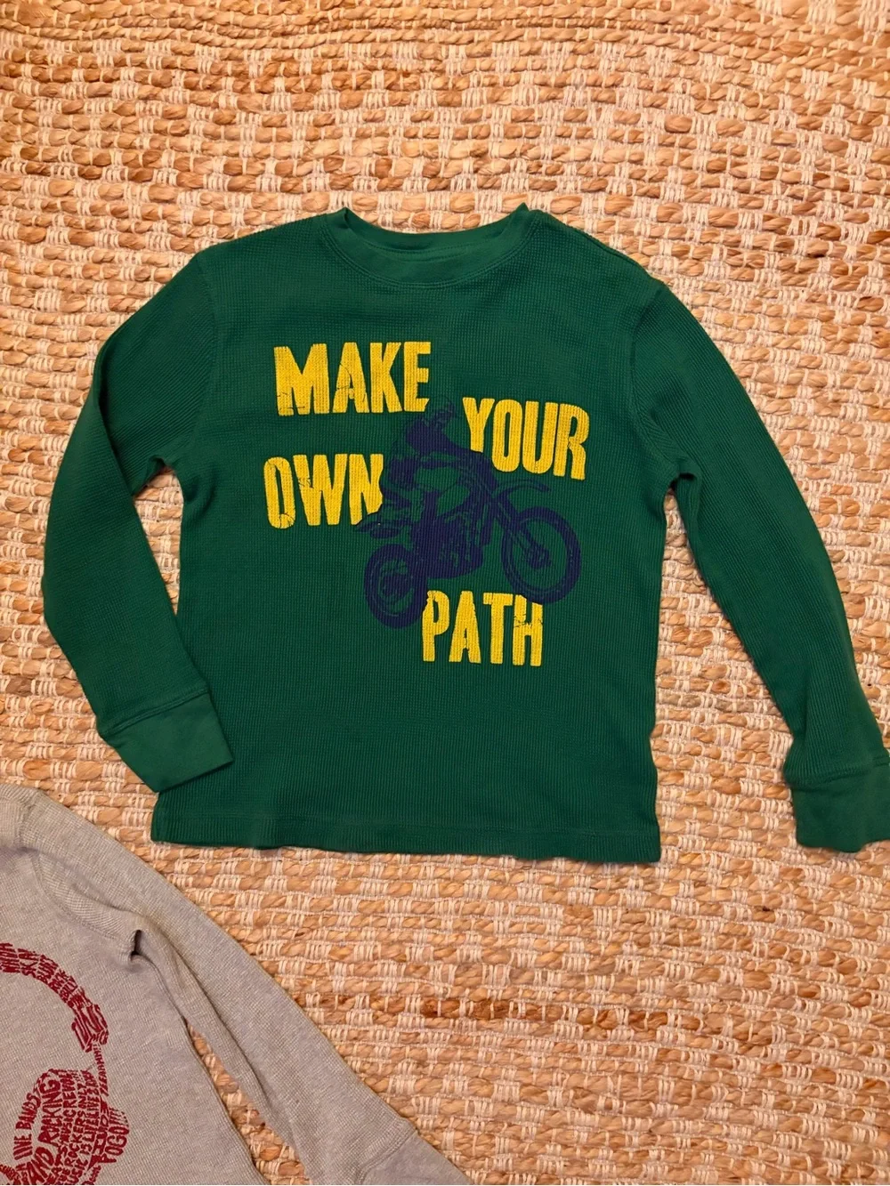 2 GAP Kids Graphic long sleeve tops Boys thermal shirt Fall winter 100% cotton